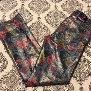 Bubblegum pleather pants size 7/8